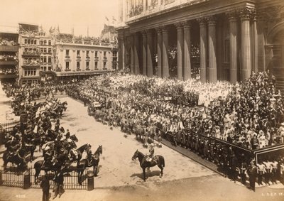 Queen Victoria, Diamond Jubilee procession reaching St Paul